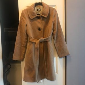 J.Crew- “Harriet” Wool Cashmere Trench coat